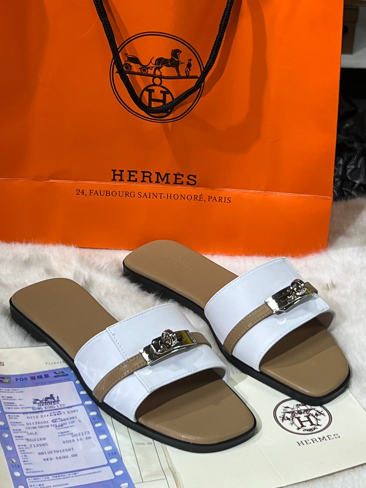 HERMES FLAT NEW